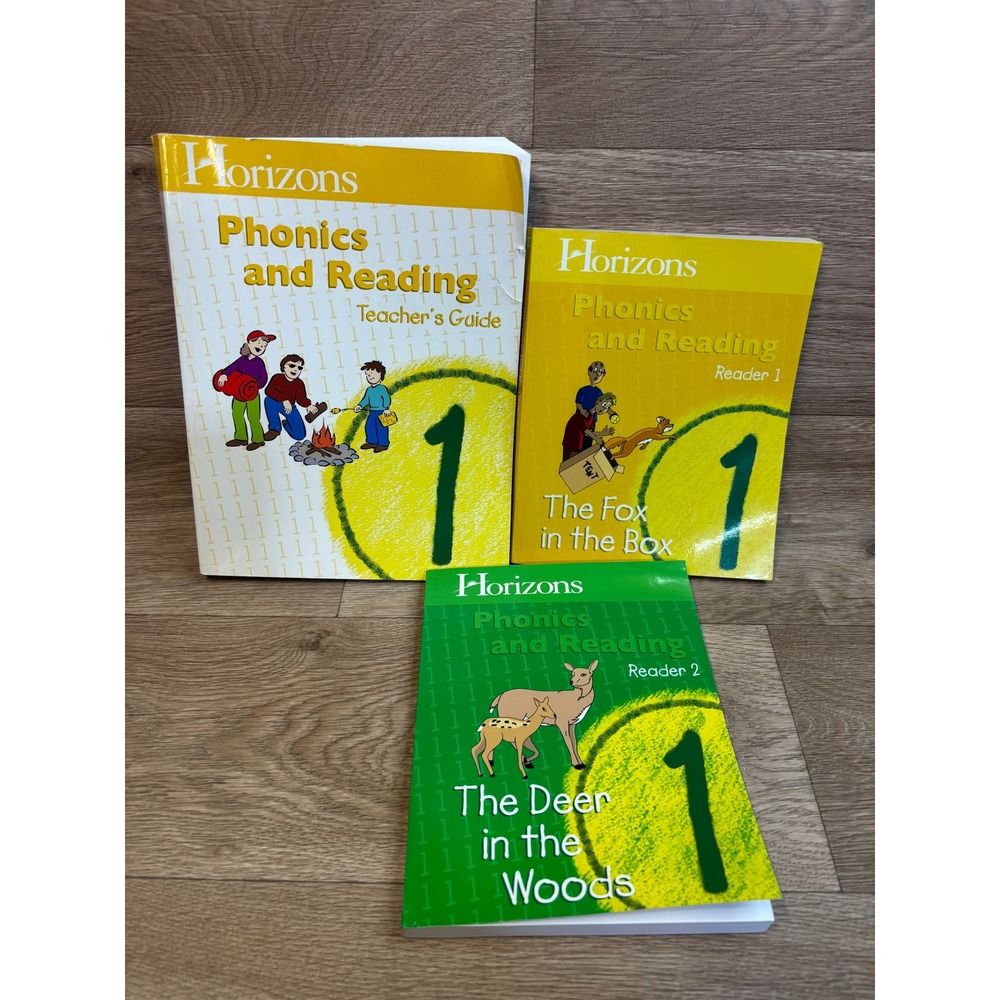 Horizons Phonics and Reading Grade 1 Teacher Guide Reader 1 & 2 AOP Homeschool